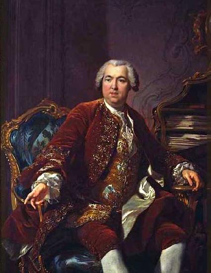 Louis Michel van Loo Portrait of Nicolas Beaujon oil painting image